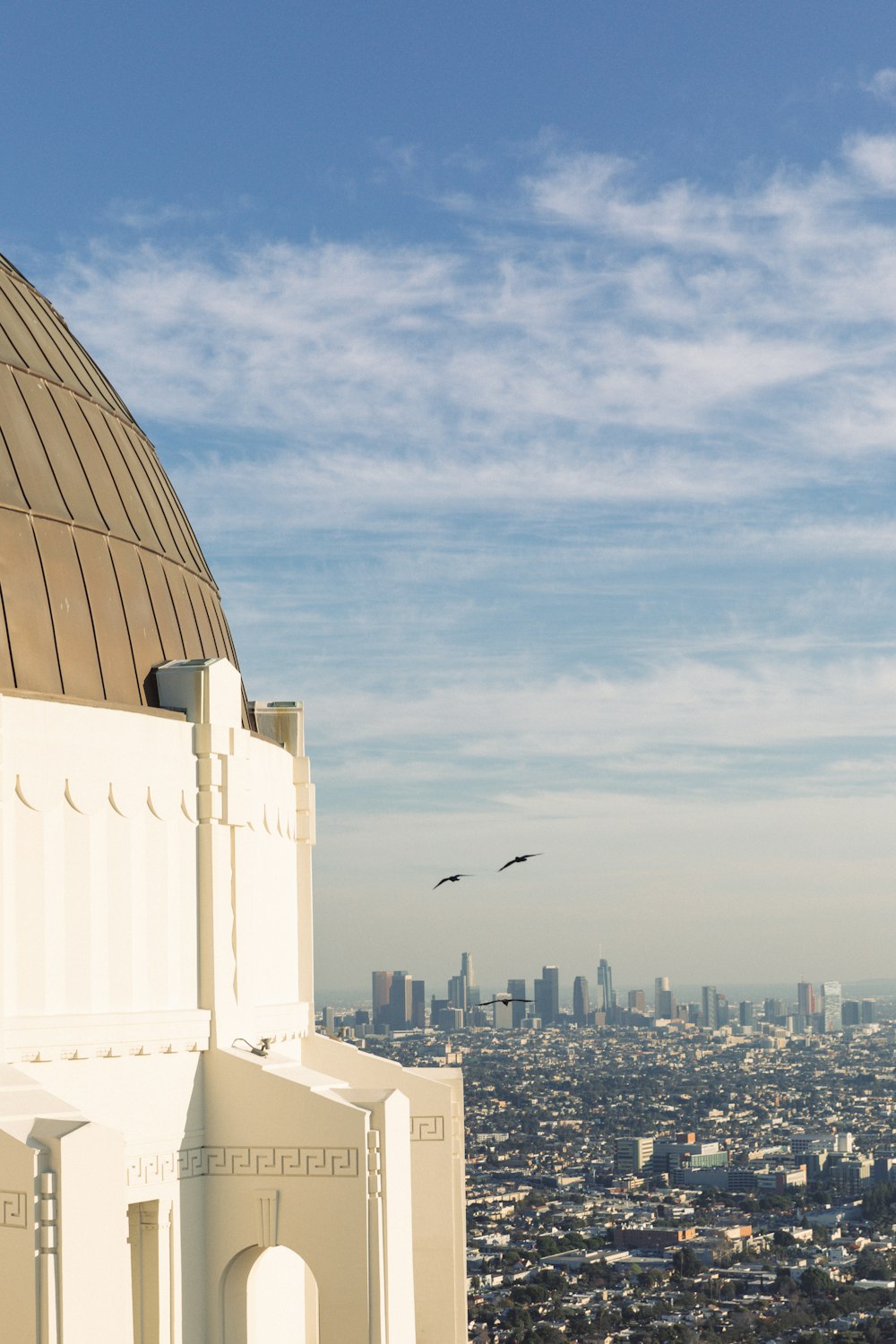 a view of a city from a high point of view