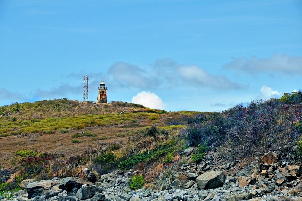 a rocky hill