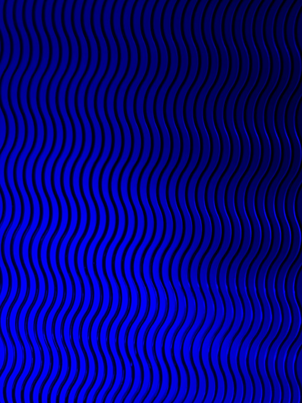 a dark blue background with wavy lines