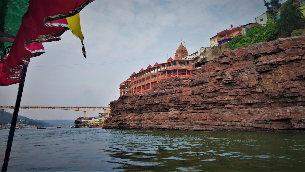 Omkareshwar riverside — replace with our trip photo