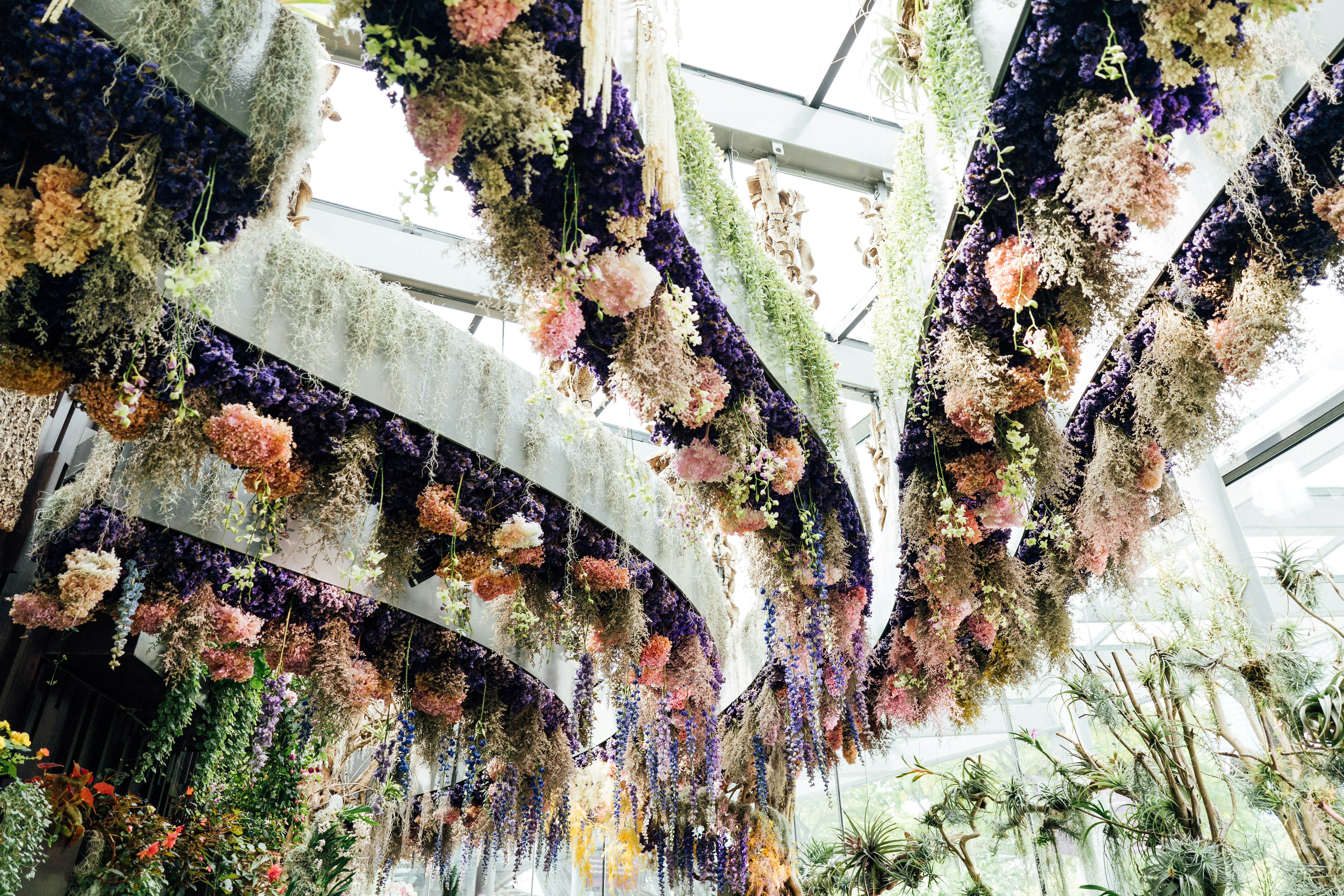 Floral Ceiling Installation