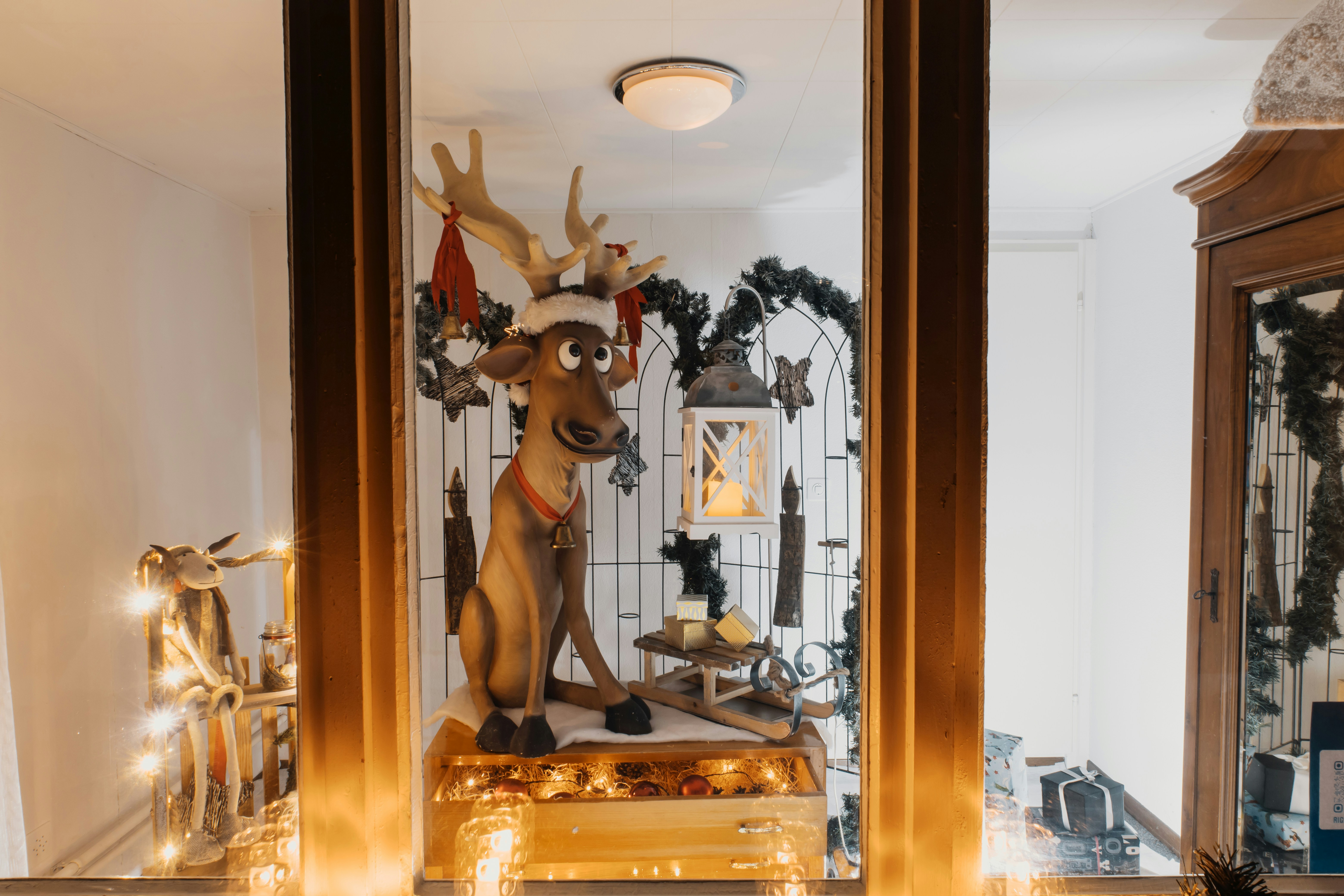 Luxury dressing room with elegant mirror setup