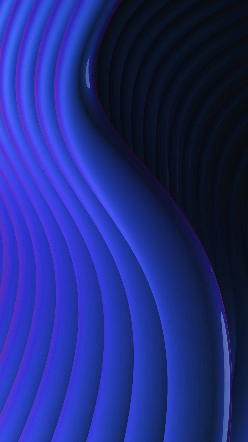 an abstract blue background with wavy lines