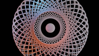 Sacred geometry patterns illuminated in gold on a deep cosmic black backdrop.