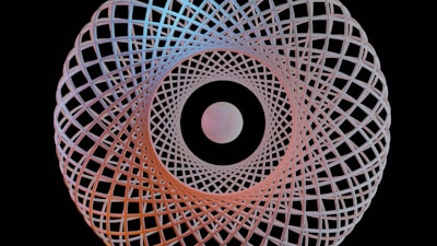 Sacred geometry patterns illuminated in gold on a deep cosmic black backdrop.