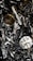A chaotic assortment of various metal engine parts, including pistons, connecting rods, nuts, bolts, and springs. The components have a metallic sheen, and some show signs of wear and oxidation, suggesting they are used or discarded.