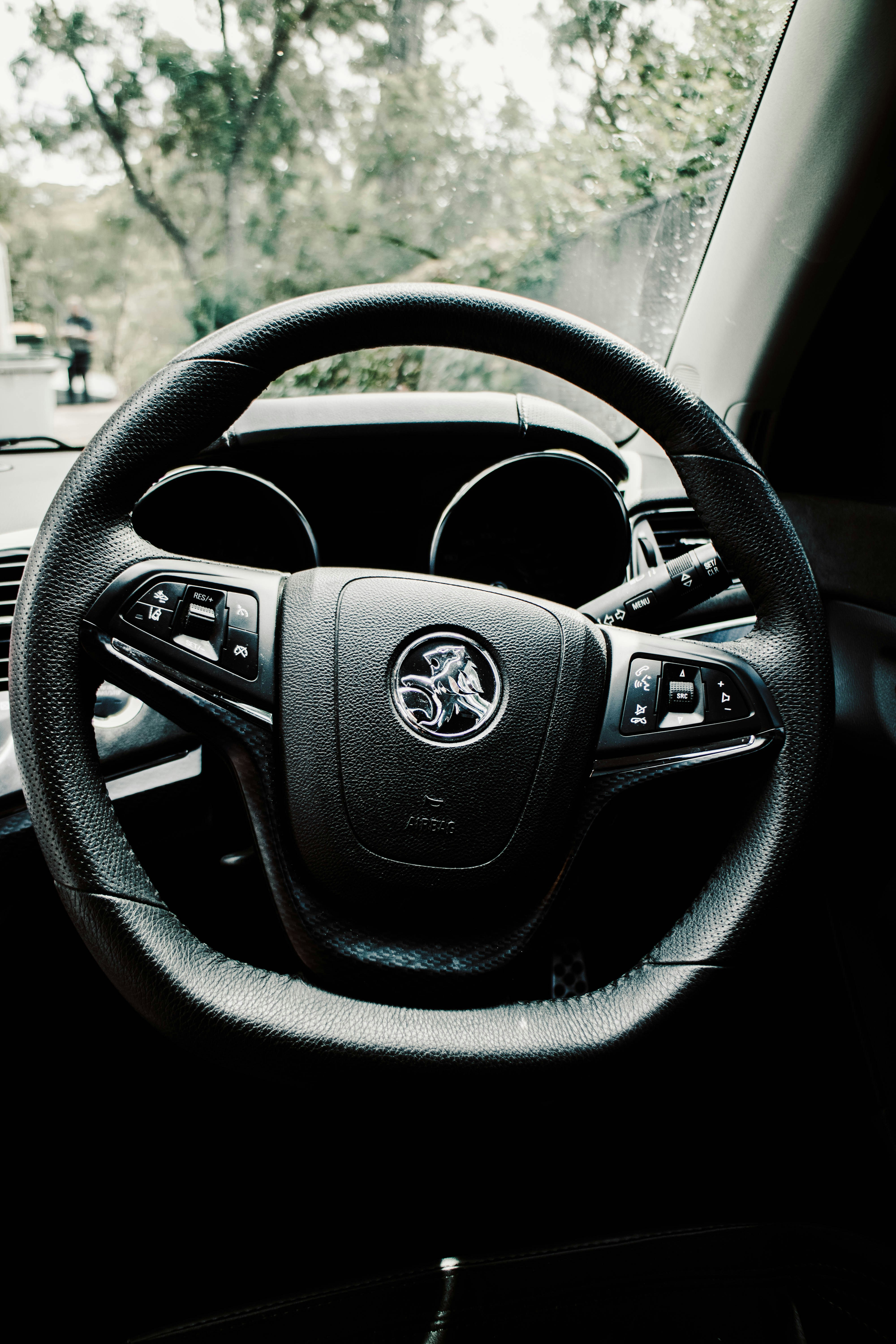 steering wheel, driving perspective, car interior, road view  , ilustrasi artikel Discover Stunning Steering Wheel POV Wallpapers to Elevate Your Screen 5