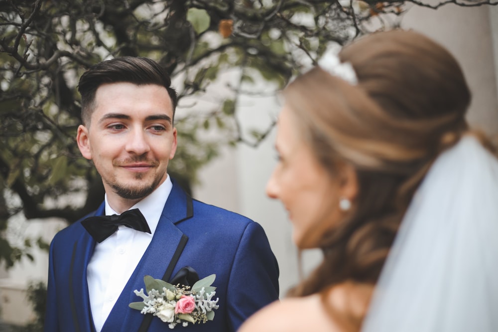 a person wearing a suit and tie