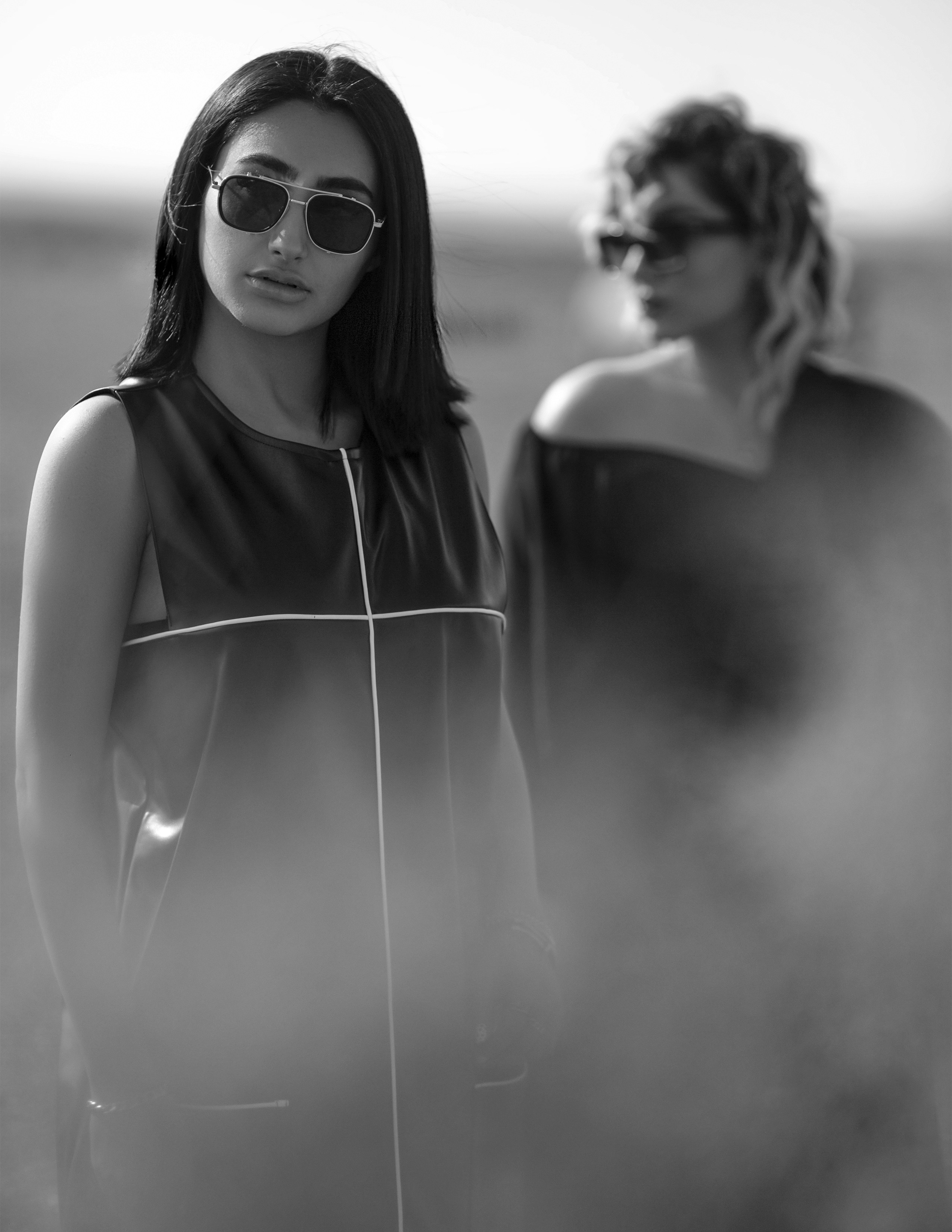 a couple of women standing next to each other