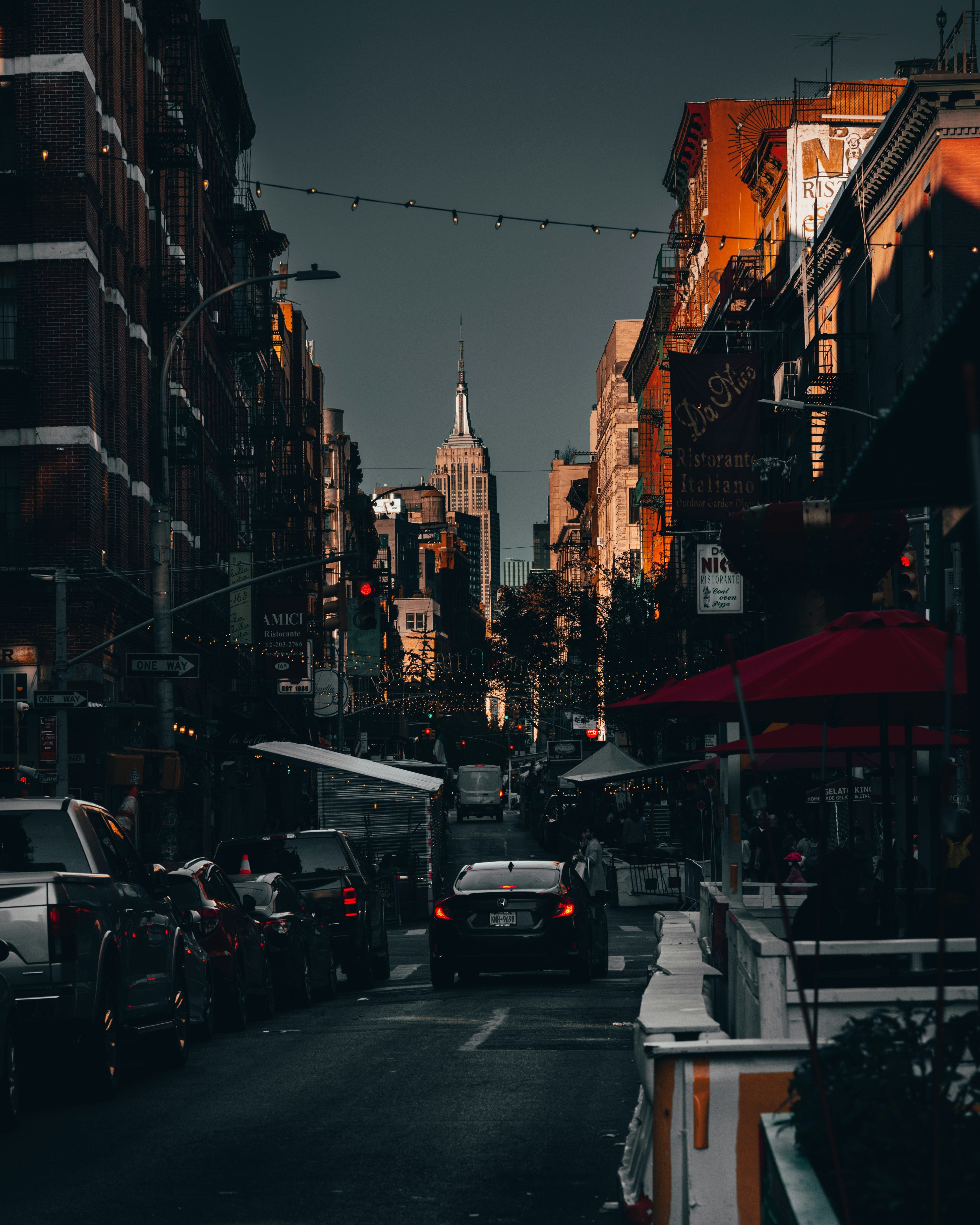 Little Italy street view from New York City