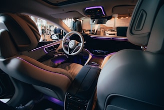Interior do Mercedes EQS