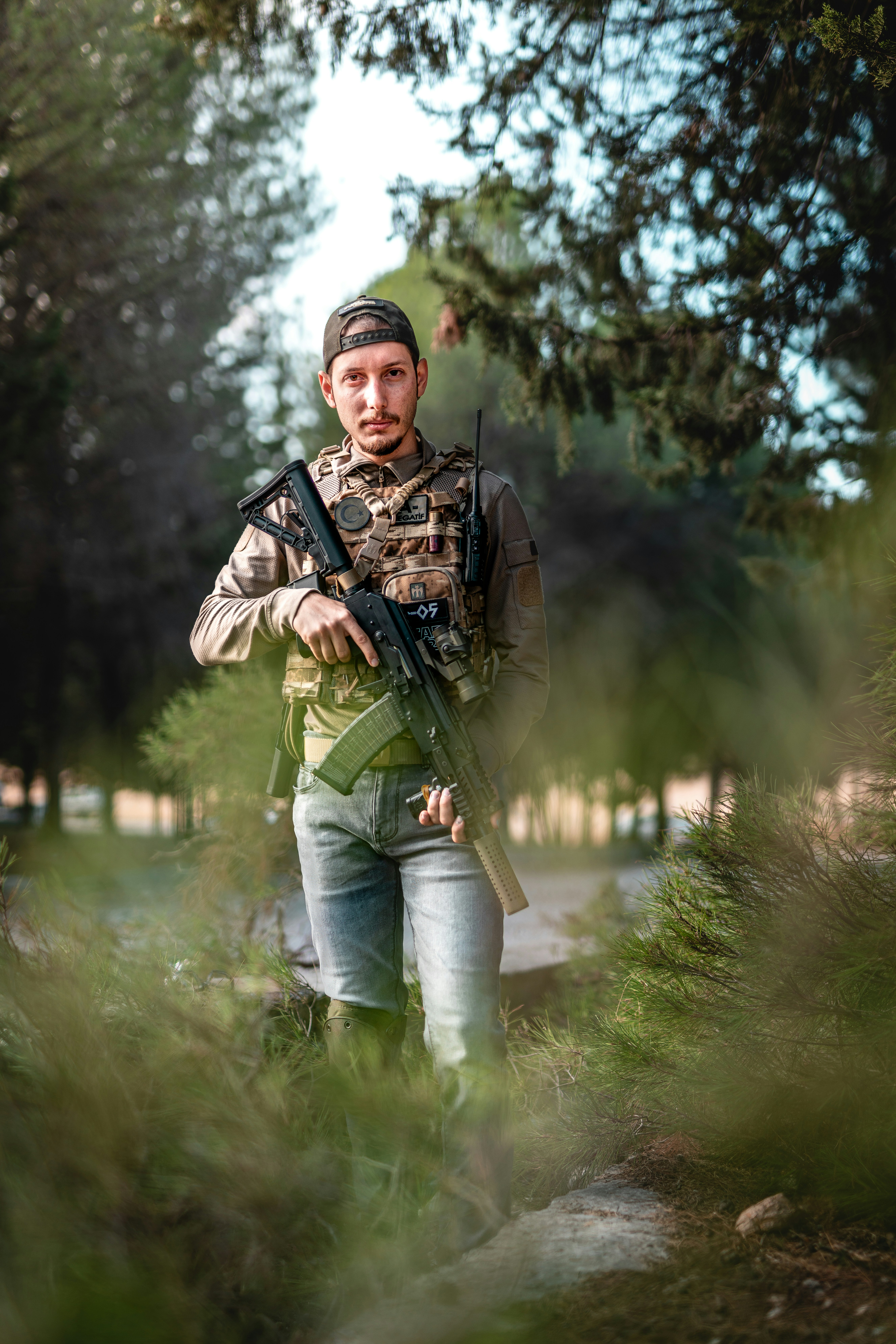 woman wearing yellow long-sleeved dress under white clouds and blue sky during daytime