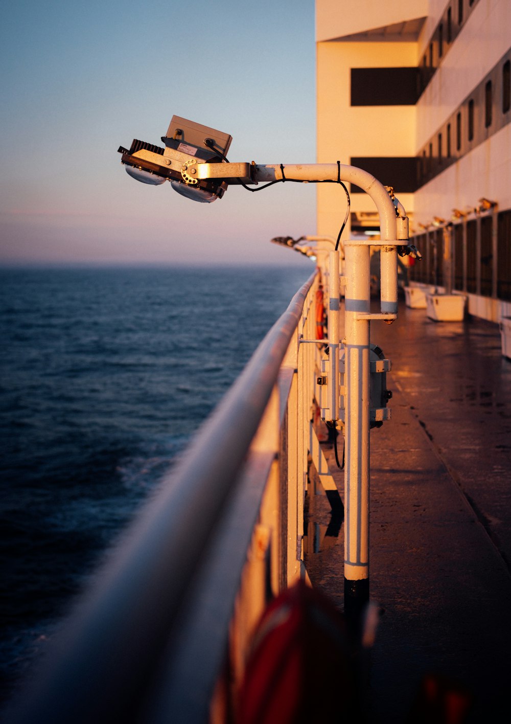 a view of the ocean from a cruise ship