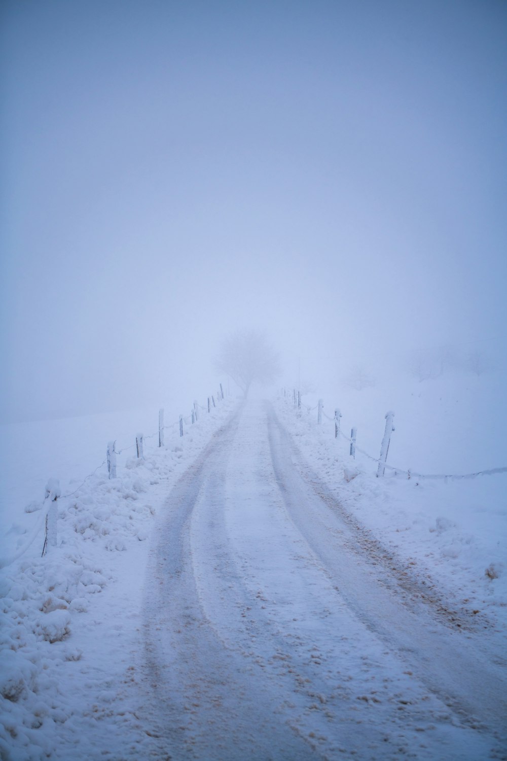 a snow covered slope