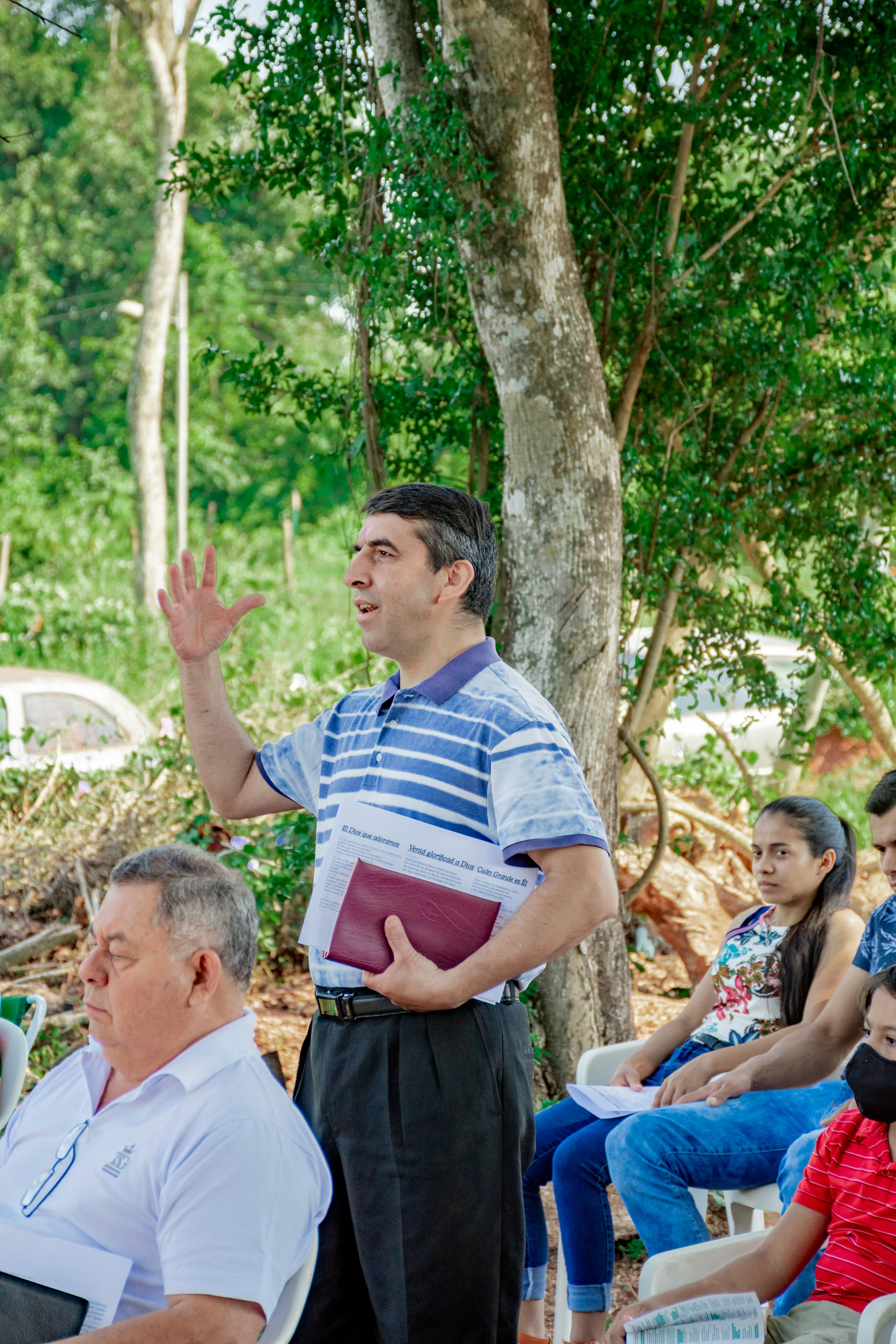 Thanksgiving day at the Biblical Baptist Church of Cambyreta, Paraguay. Día de acción de gracias en la Iglesia Bautista Bíblica de Cambyreta, Paraguay.