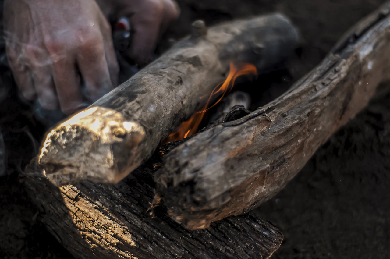 Traditional Argentine asado — cooking meat over fire