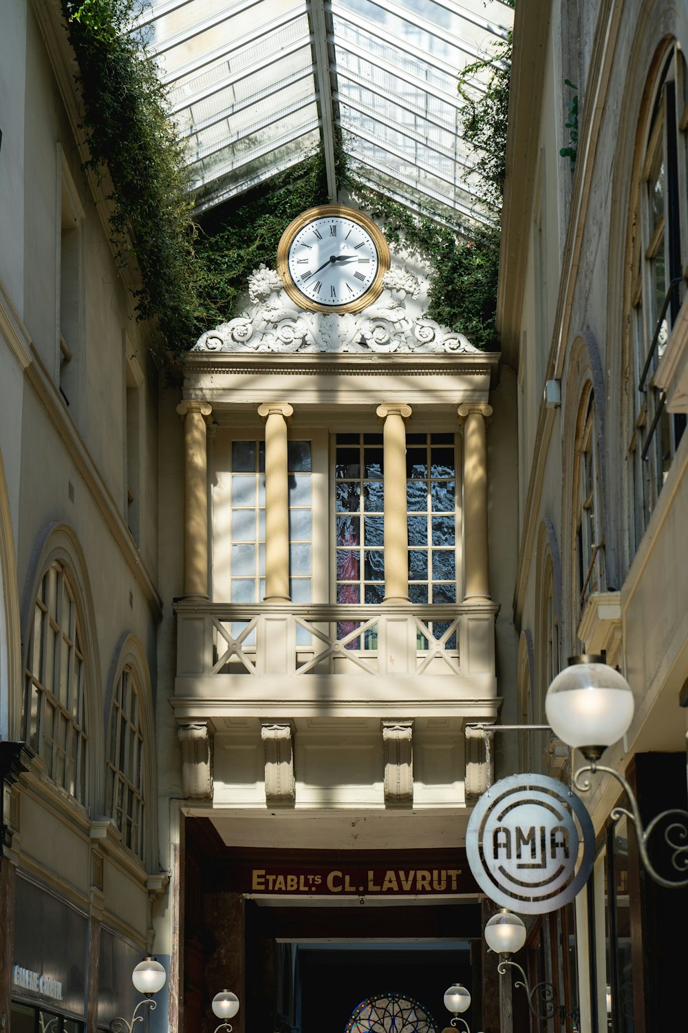 a building with a clock on the top of it