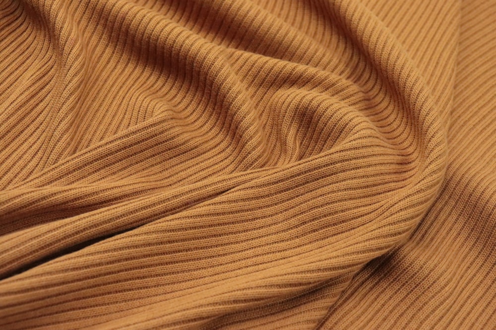 a close up view of a brown fabric