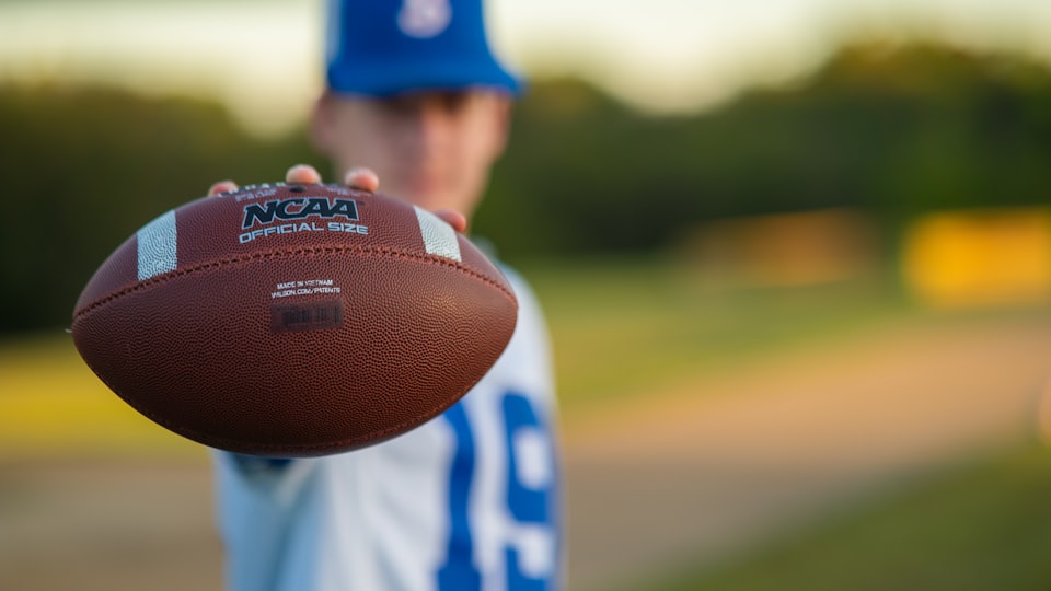 COMFORTABLE COLLEGE FOOTBALL LIES FOR A PLEASANT SUMMER AFTERNOON