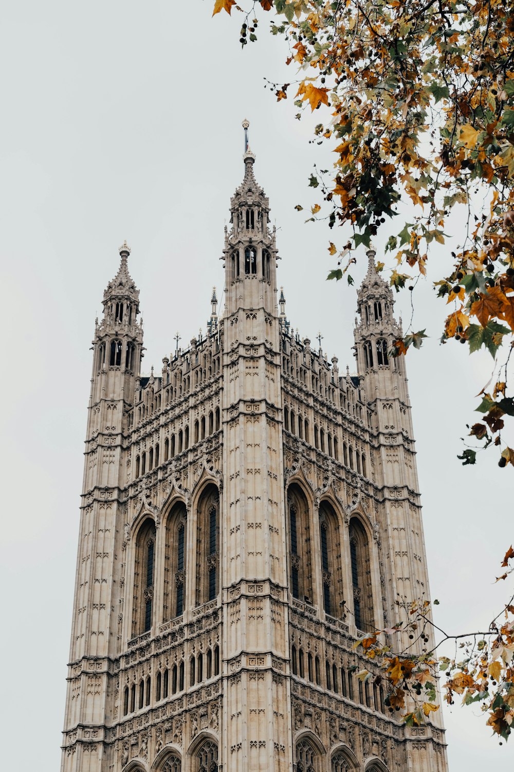 a tall tower with a clock on the top of it