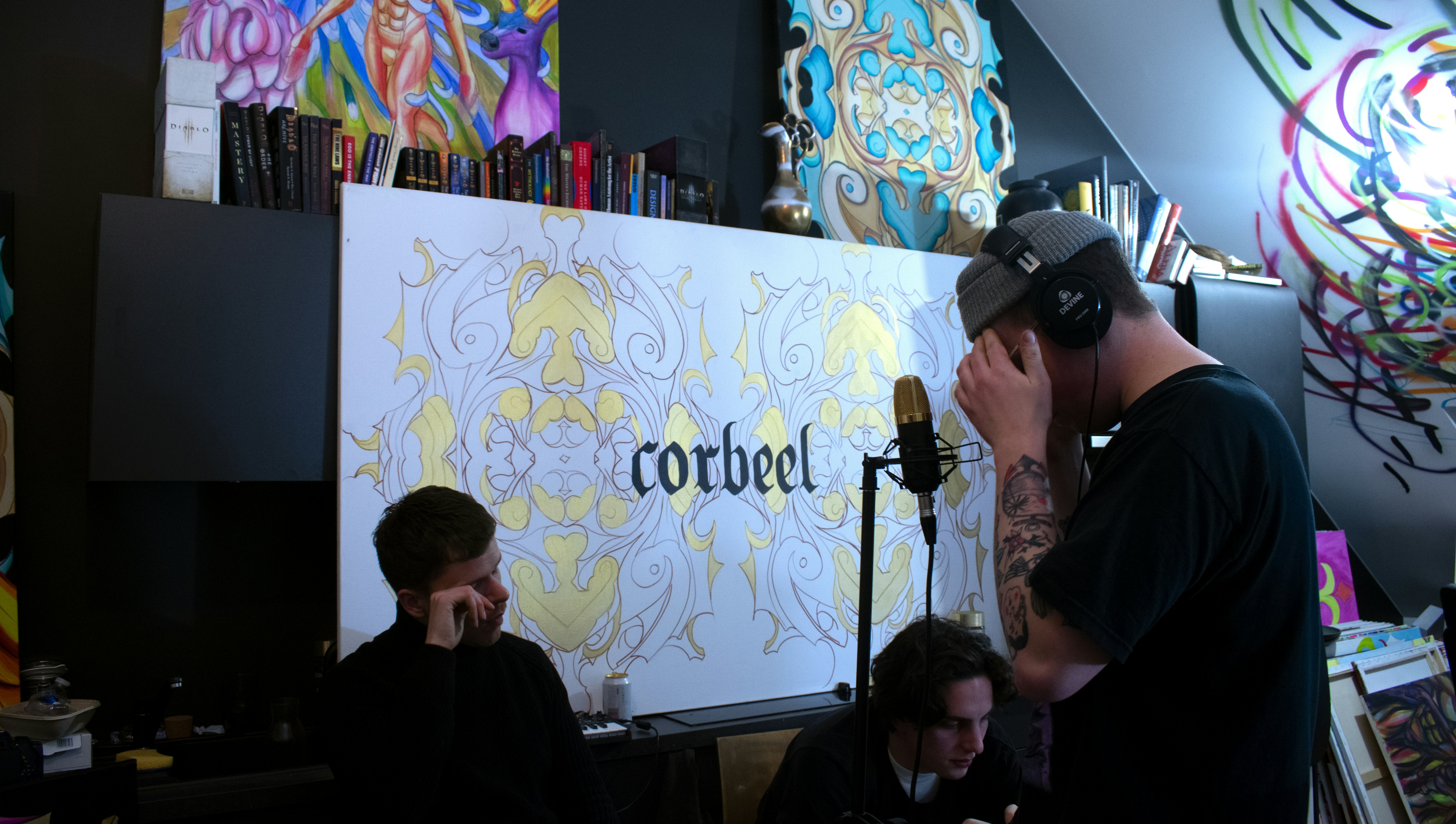 Brecht, Corbeel illustration art work