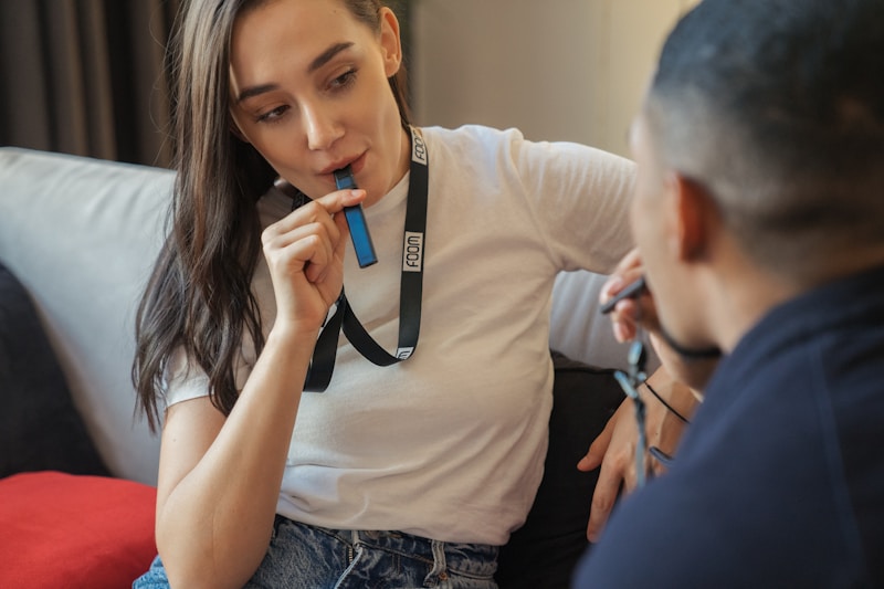 Playful woman with toothbrush