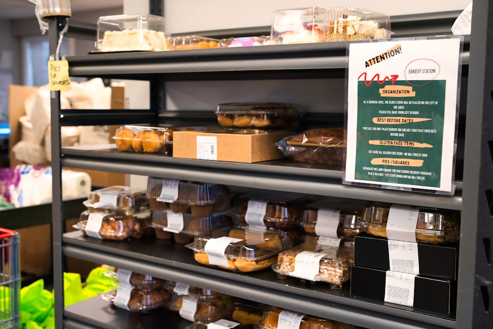 a store filled with lots of food