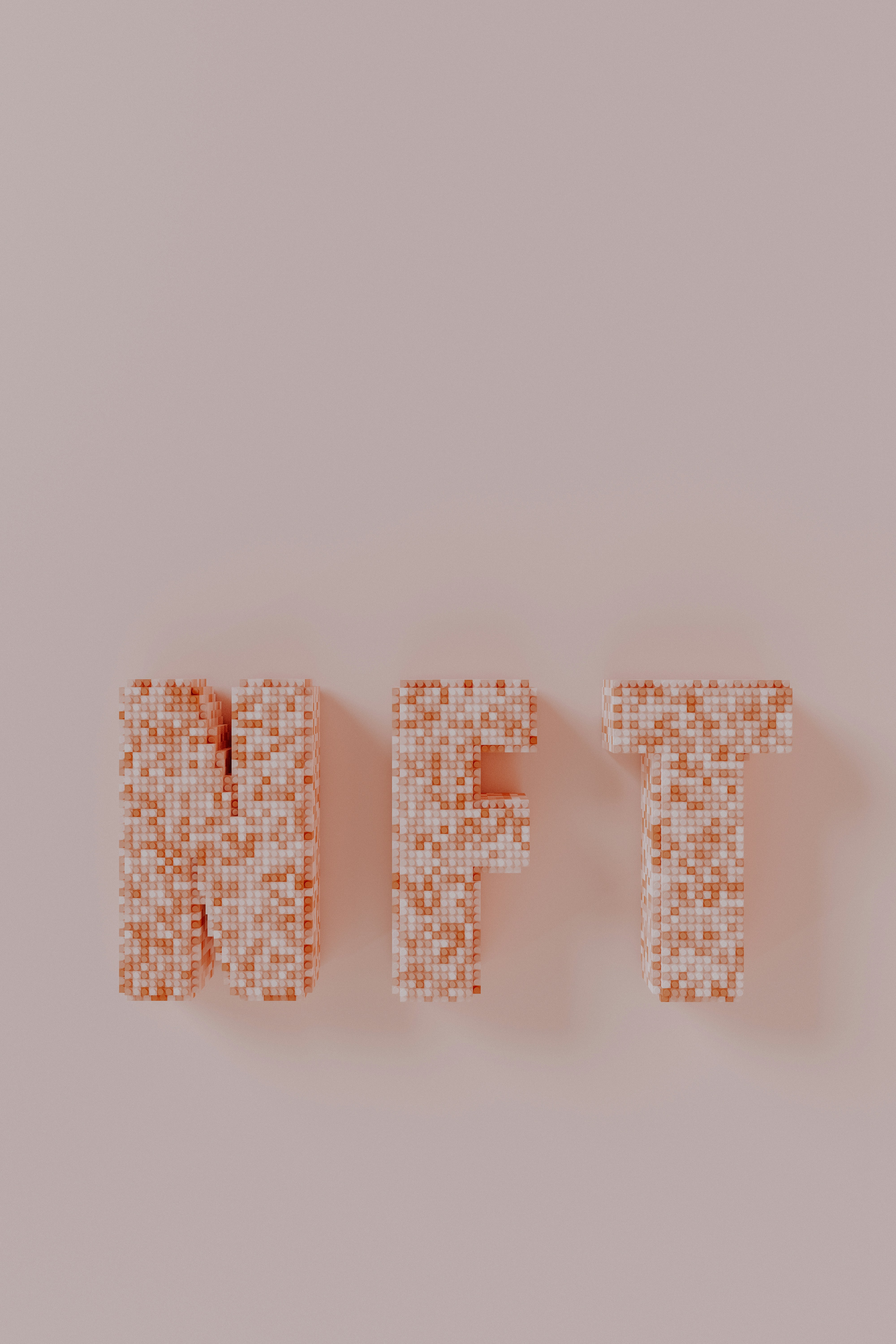 the word art spelled out of small squares