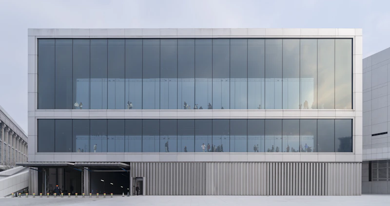 Building with many windows, representing open Femboy community