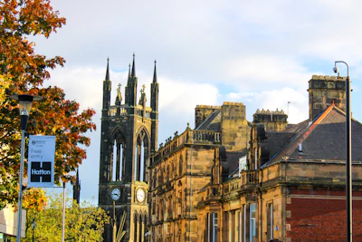 Church and building in Newcastle 