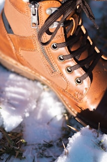 A close-up of the boot's durable materials and insulation features.