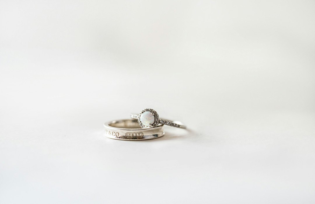 diamond wedding band stack