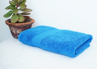 cotton towel with white background