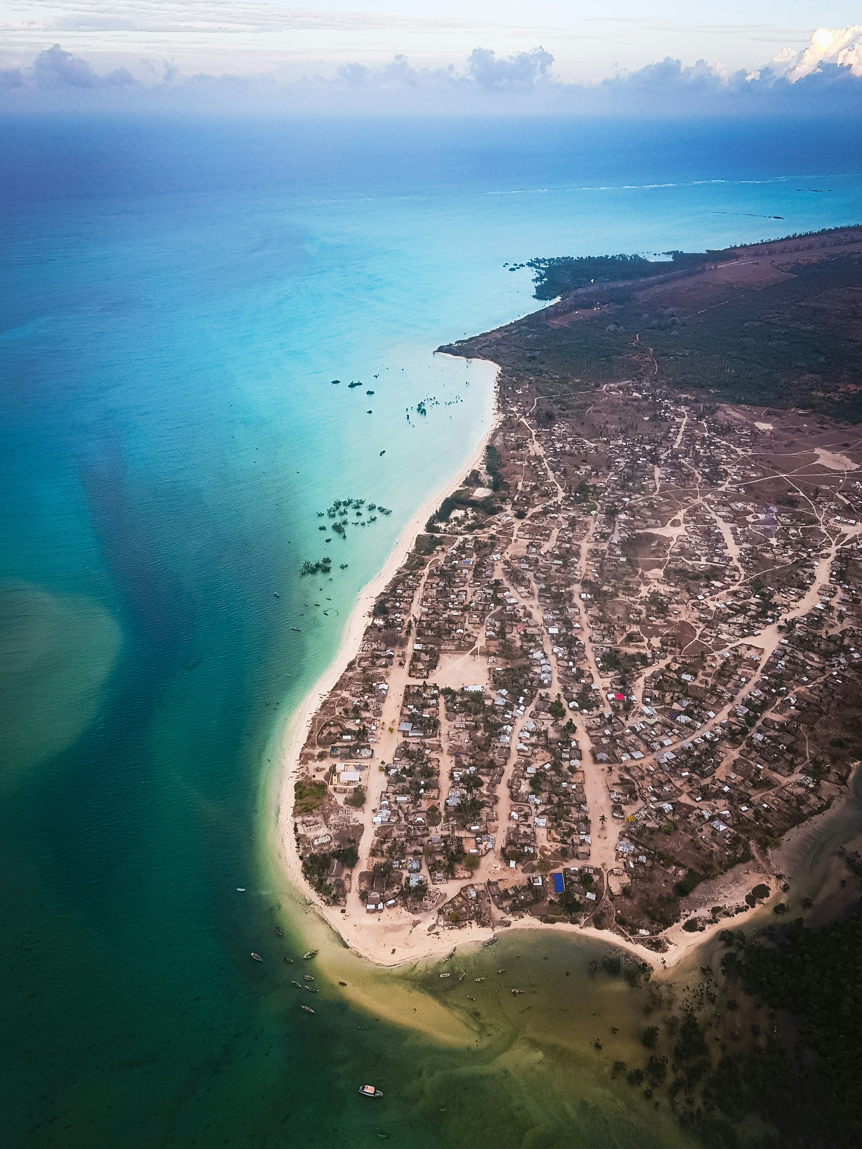 Modern mining operations in Mozambique