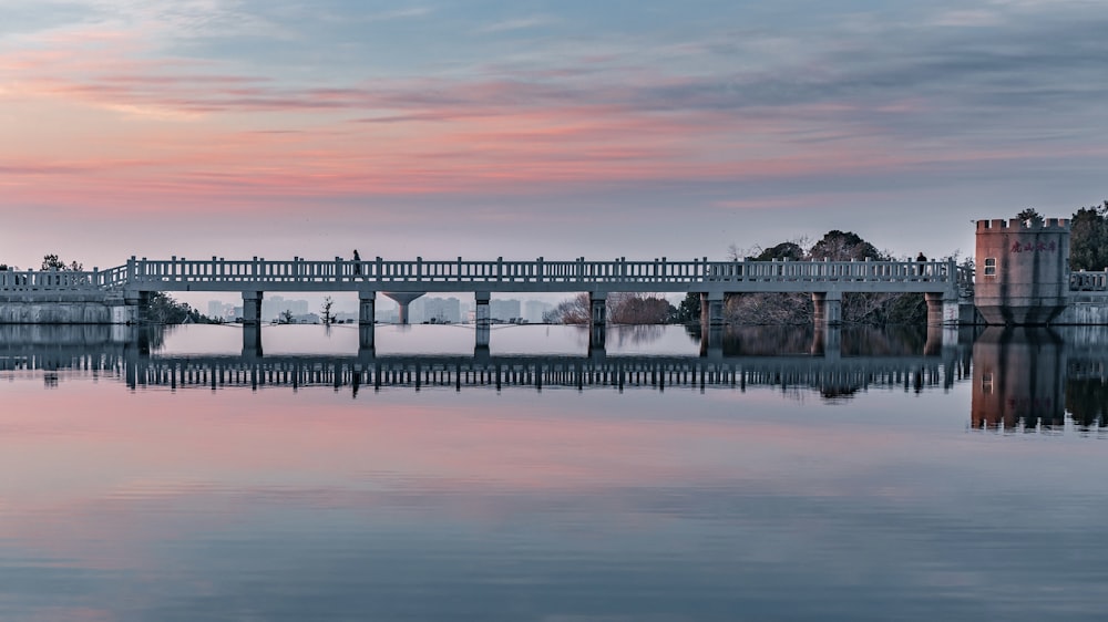 a bridge that is over a body of water