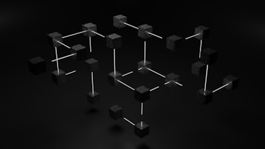 a group of cubes that are connected to each other