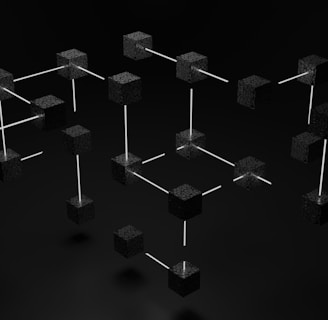 a group of cubes that are connected to each other