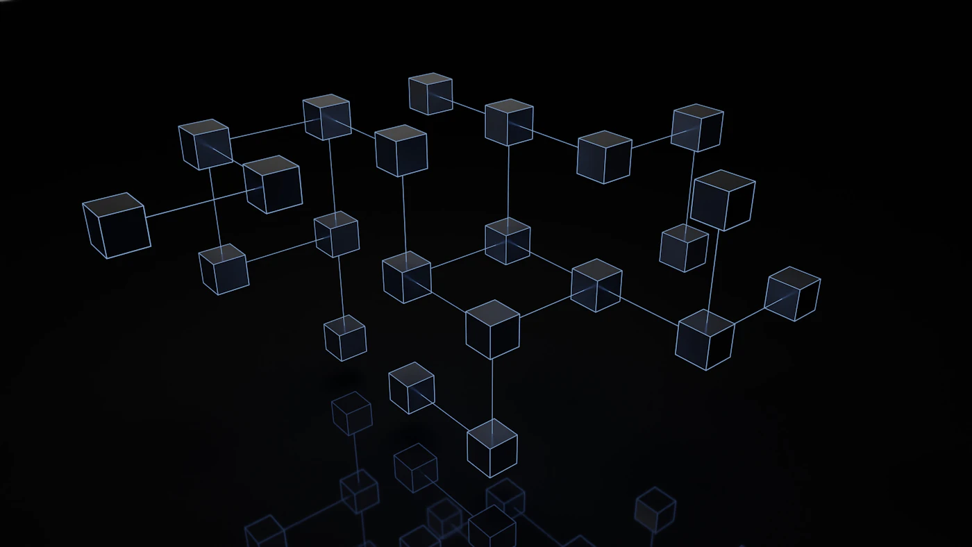 Blockchain technology network visualization