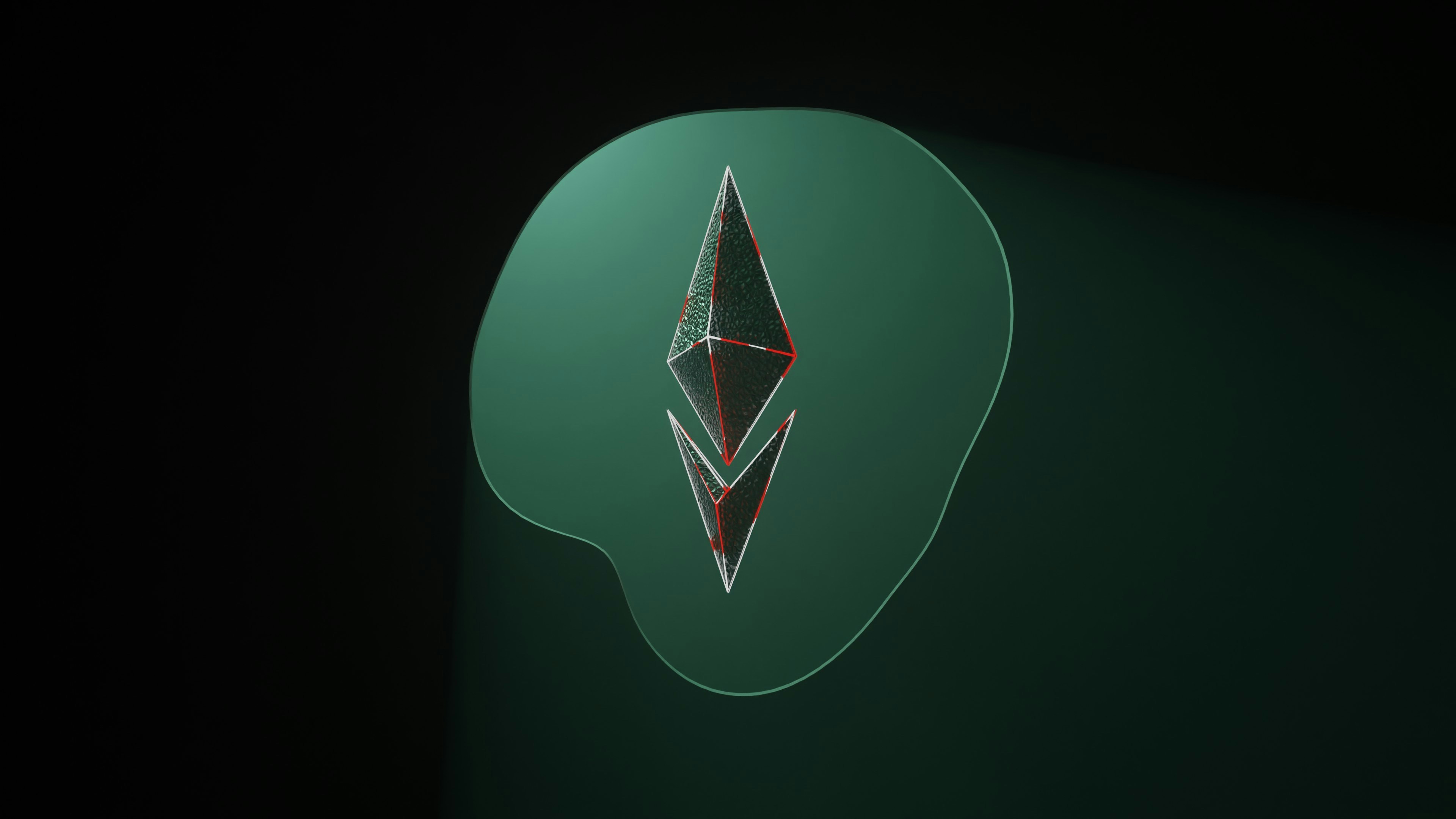 3D illustration of an ethereum coin that has spotlight on it. light scattering on ethereum. 「 LOGO / BRAND / 3D design 」 WhatsApp: +917559305753 Email: shubhamdhage000@gmail.com