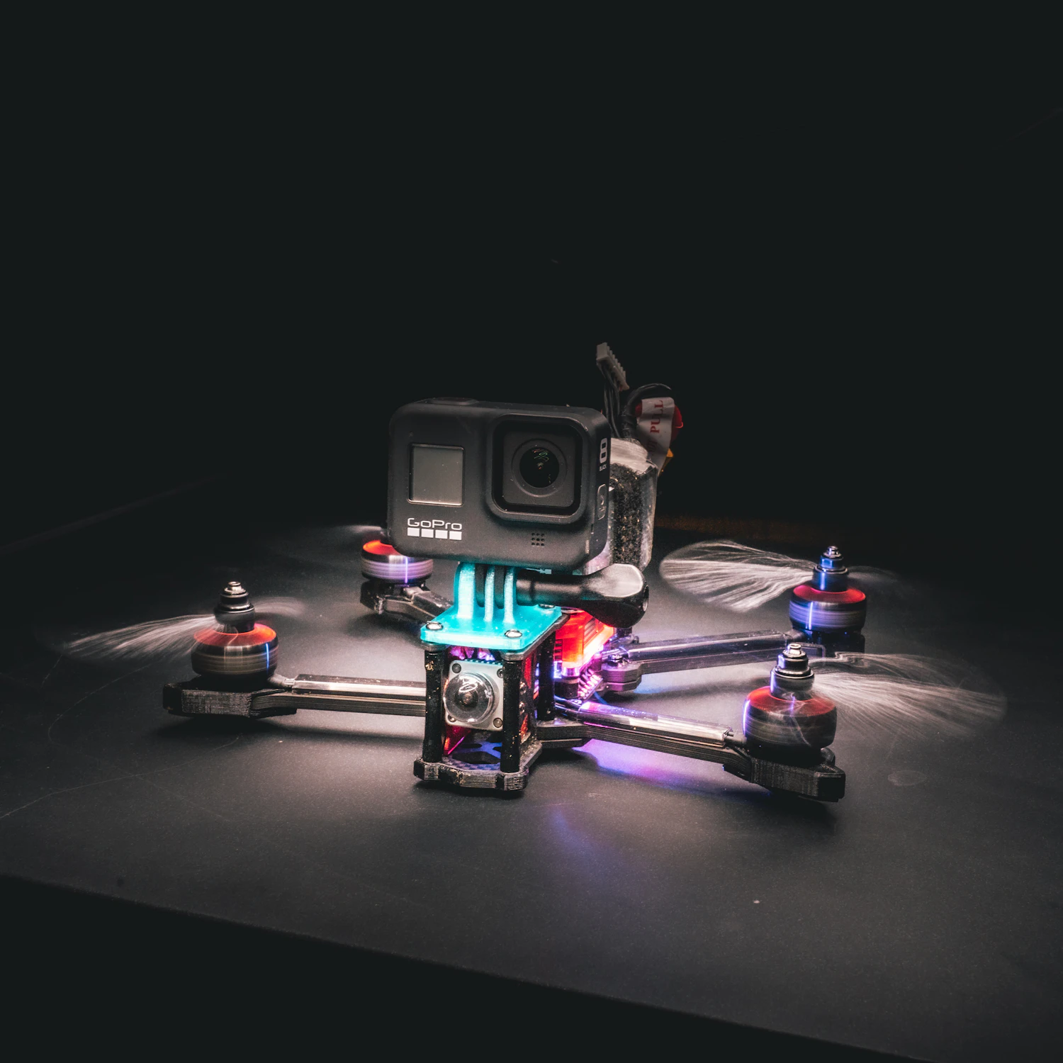 FPV racing drone close-up