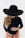 a woman wearing a black hat and a black bodysuit