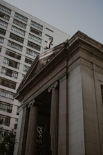 a tall building with a clock on top of it