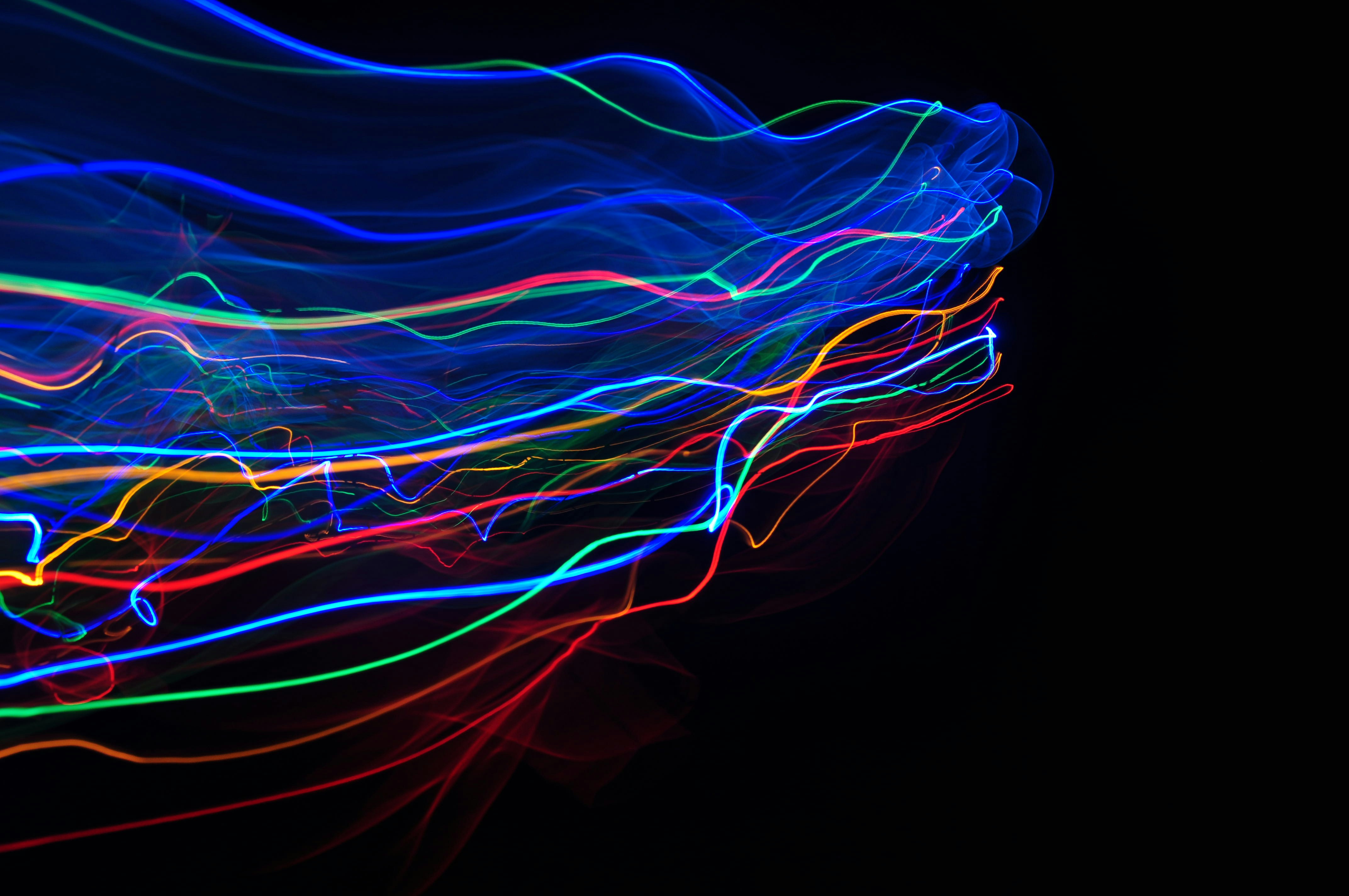 Abstract light patterns