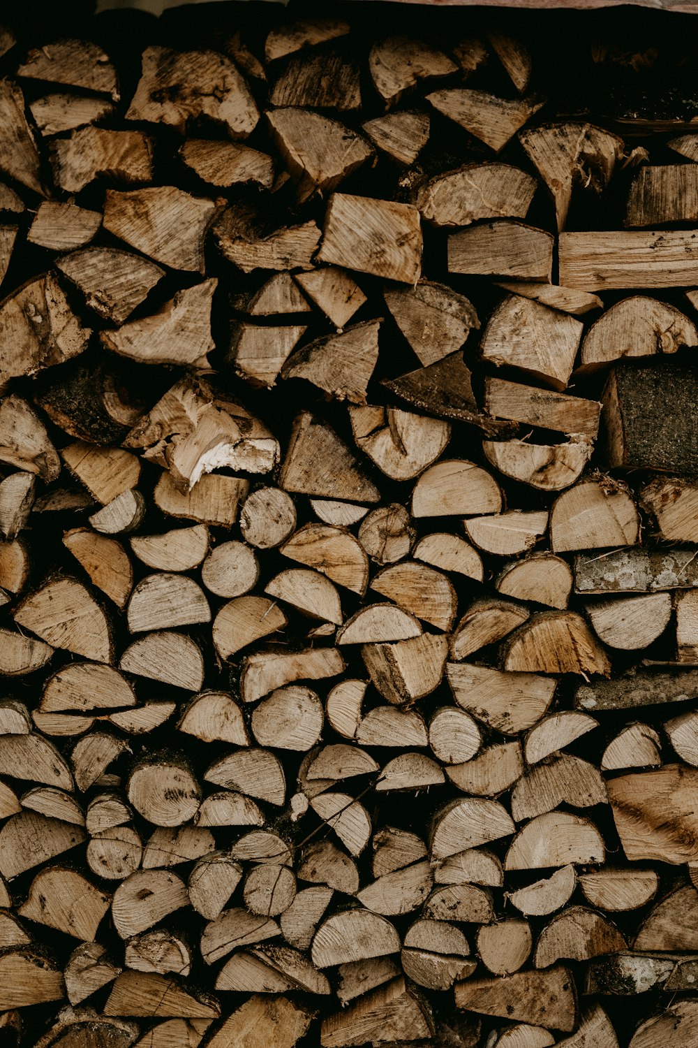 a pile of cut wood sitting next to each other