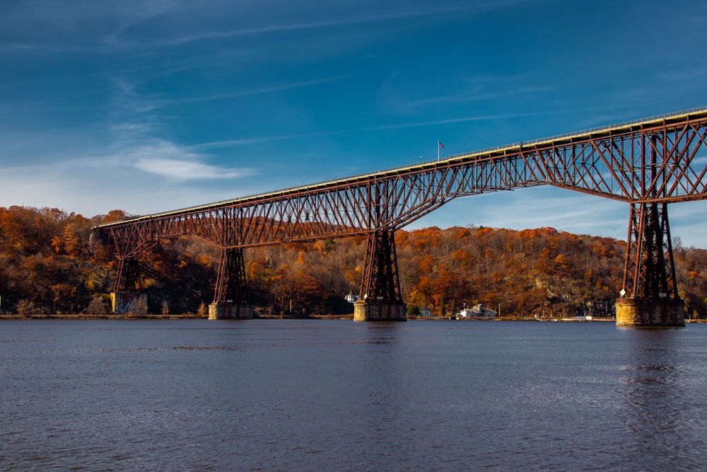 a large bridge over a large body of water