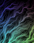 a colorful abstract background with wavy lines