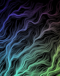 a colorful abstract background with wavy lines