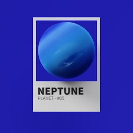 a picture of a blue object on a blue background
