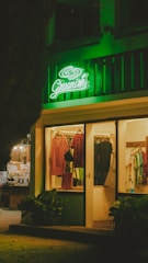 A vibrant display of eco-friendly men's and women's clothing in a cozy Jessore Road outlet.