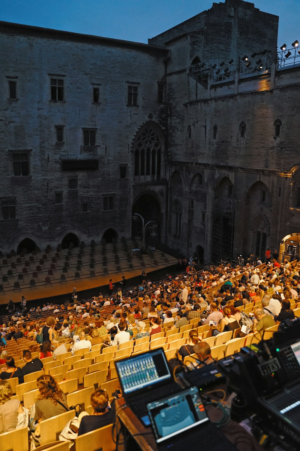 a large crowd of people in a building